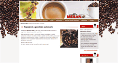 Desktop Screenshot of meranocaffe.cz