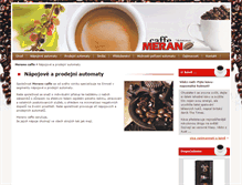 Tablet Screenshot of meranocaffe.cz